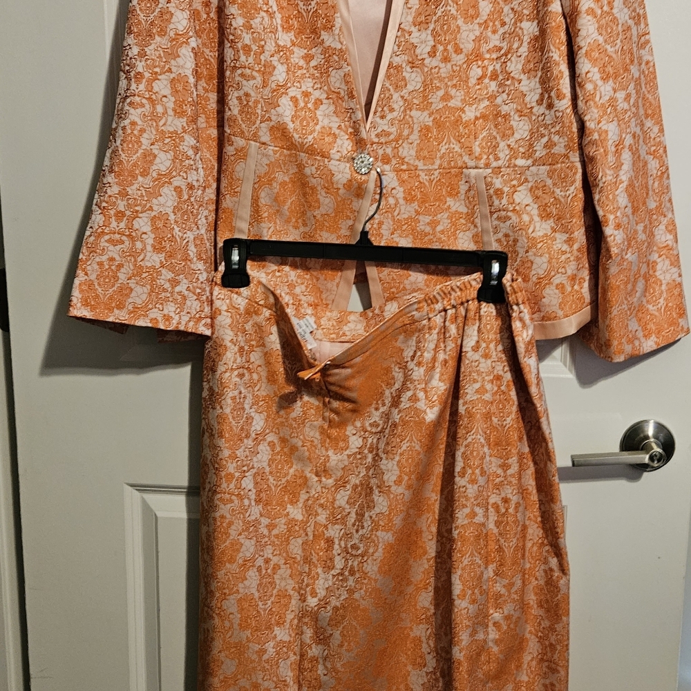 Plus size women two-piece suit